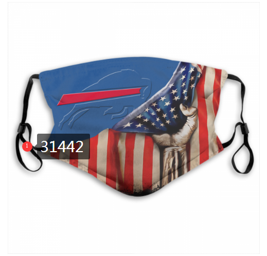 NFL 2020 Buffalo Bills 144 Dust mask with filter->nfl dust mask->Sports Accessory